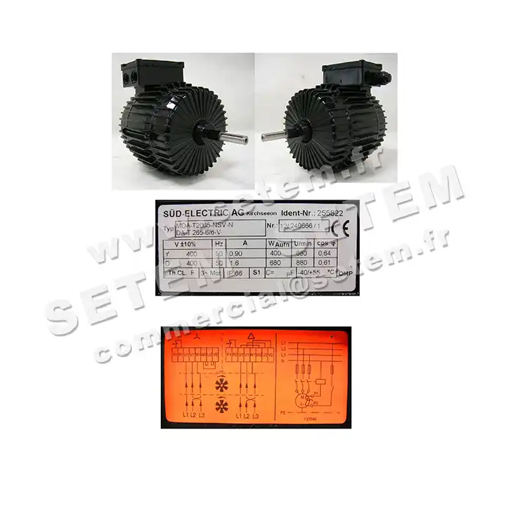 6111000004-MOTEUR SUDELECTRI MDA.T2065.NSV.N DA.T.265.6/6.V *255822* 3