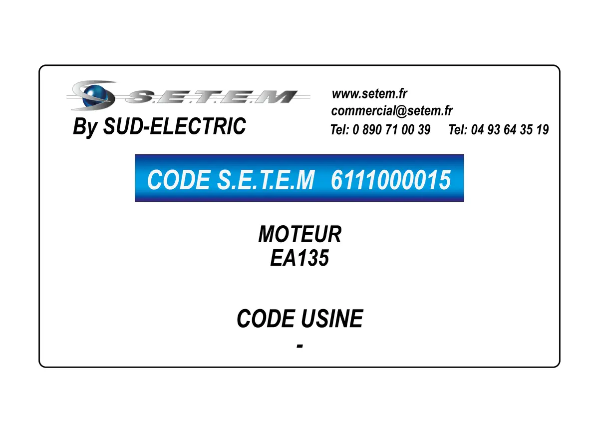 6111000015-MOTEUR SUDELECTRI EA135