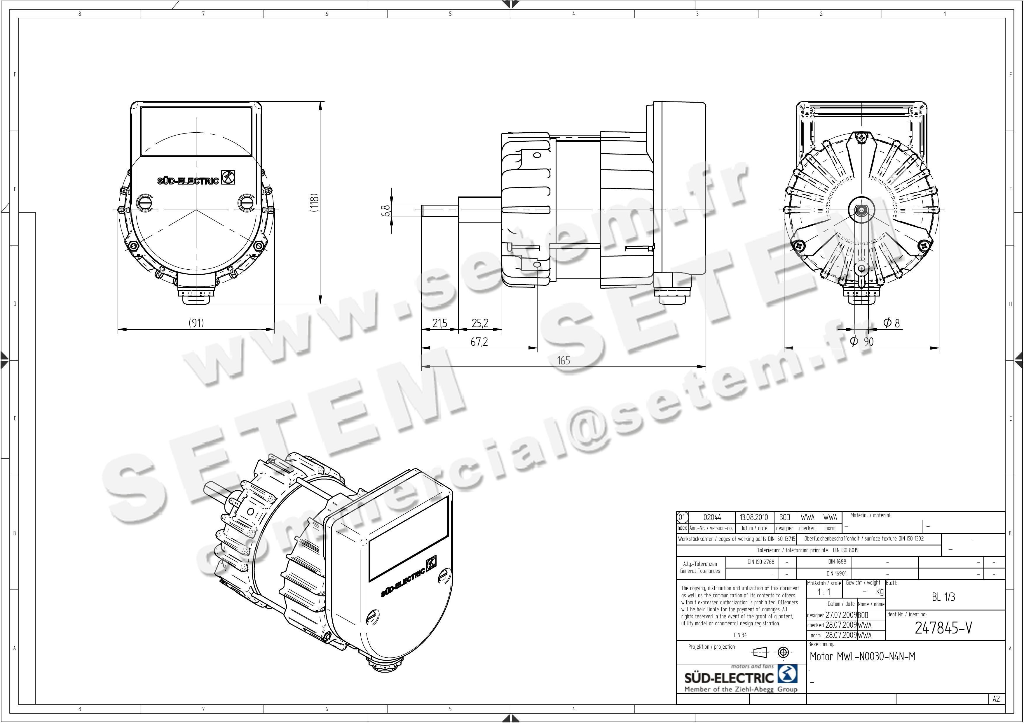 6111001150-MOTEUR SUDELECTRI MWL.N0030.N4N.M *247845.V*