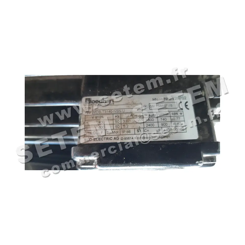 6111001423-MOTEUR SUDELECTRI MDB.T3140.NSN.U *229702* 2