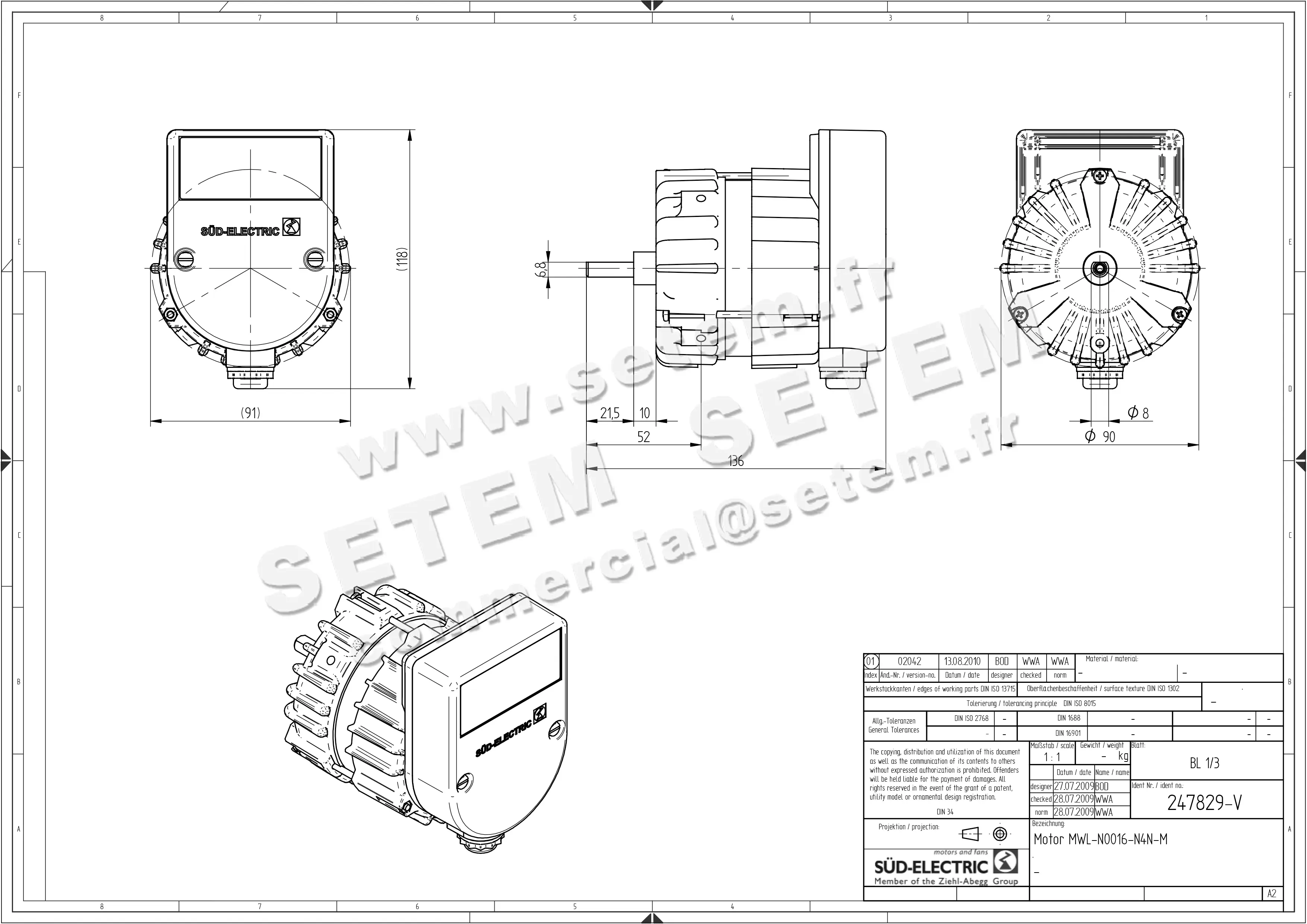6111001500-MOTEUR SUDELECTRI MWL.N0016.N4N.M *247829.V*