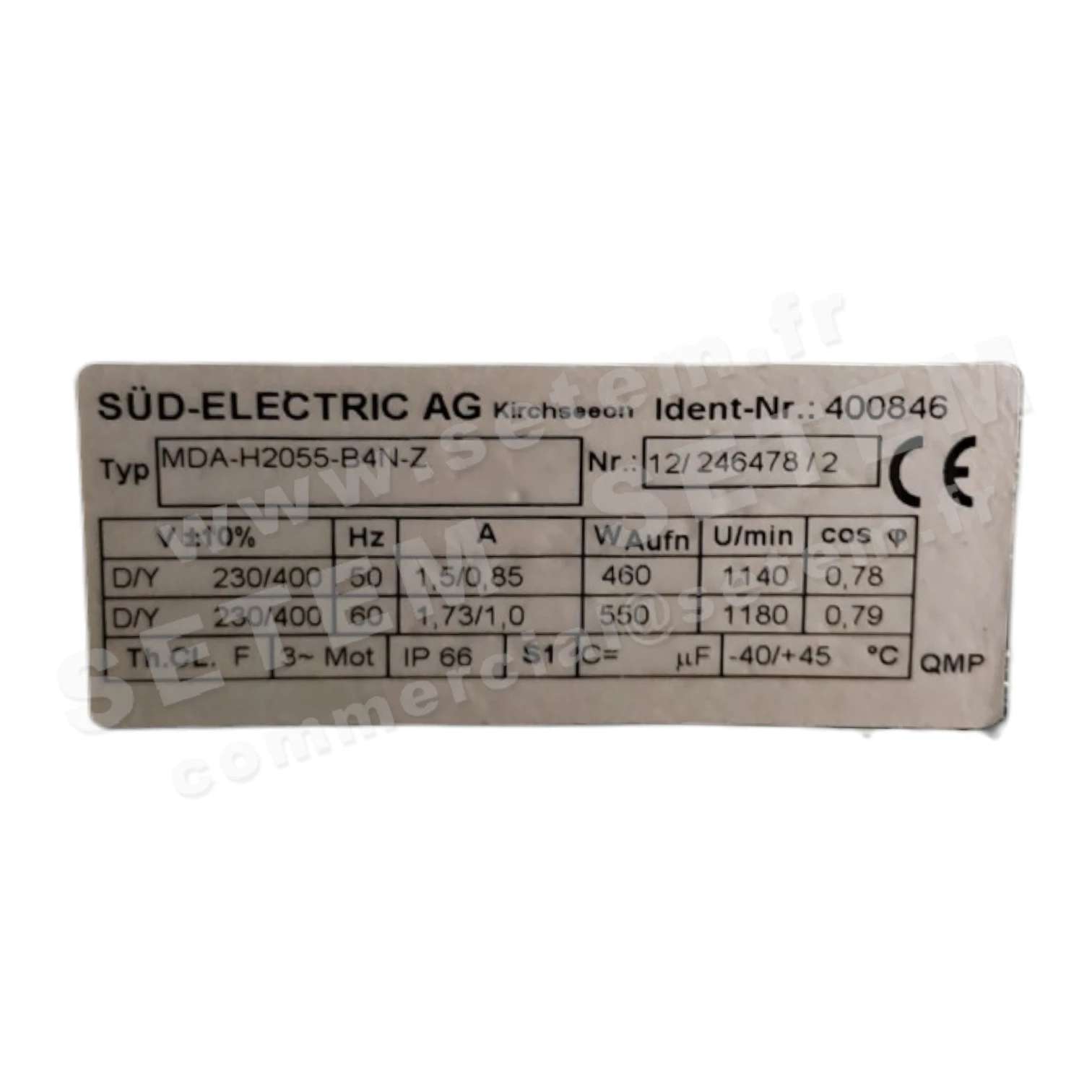 MOTEUR MDA-H2055-B4N-Z *400846*