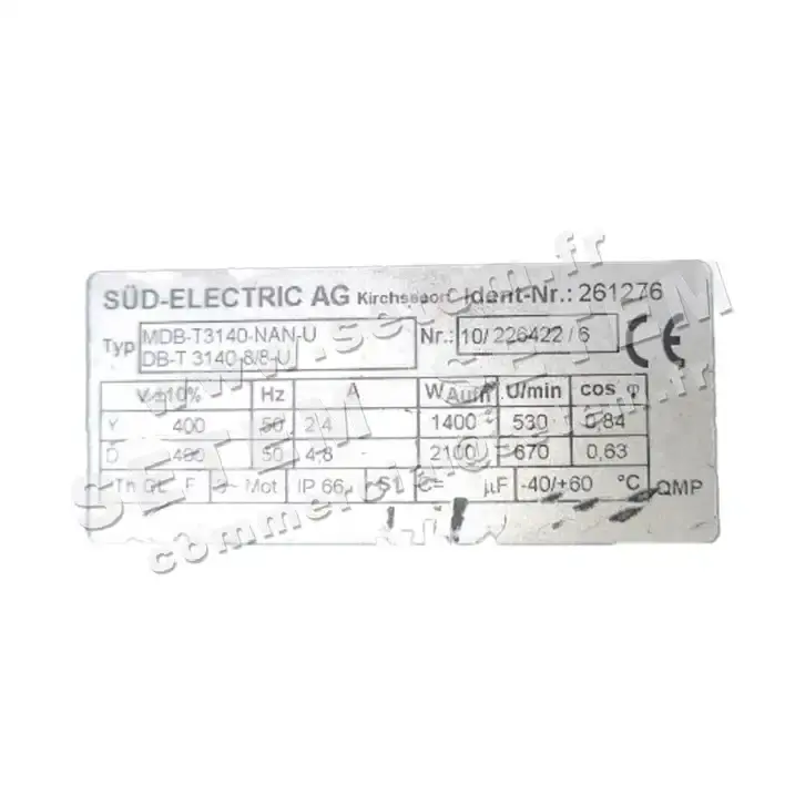 6111002994-MOTEUR SUDELECTRI MDB.T3140.NAN.U *261276* 2