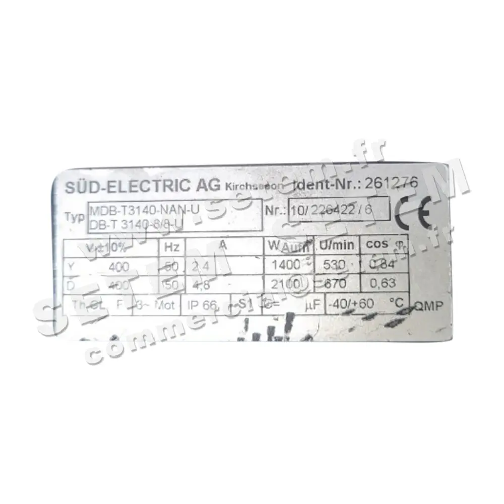 6111002994-MOTEUR SUDELECTRI MDB.T3140.NAN.U *261276* 2