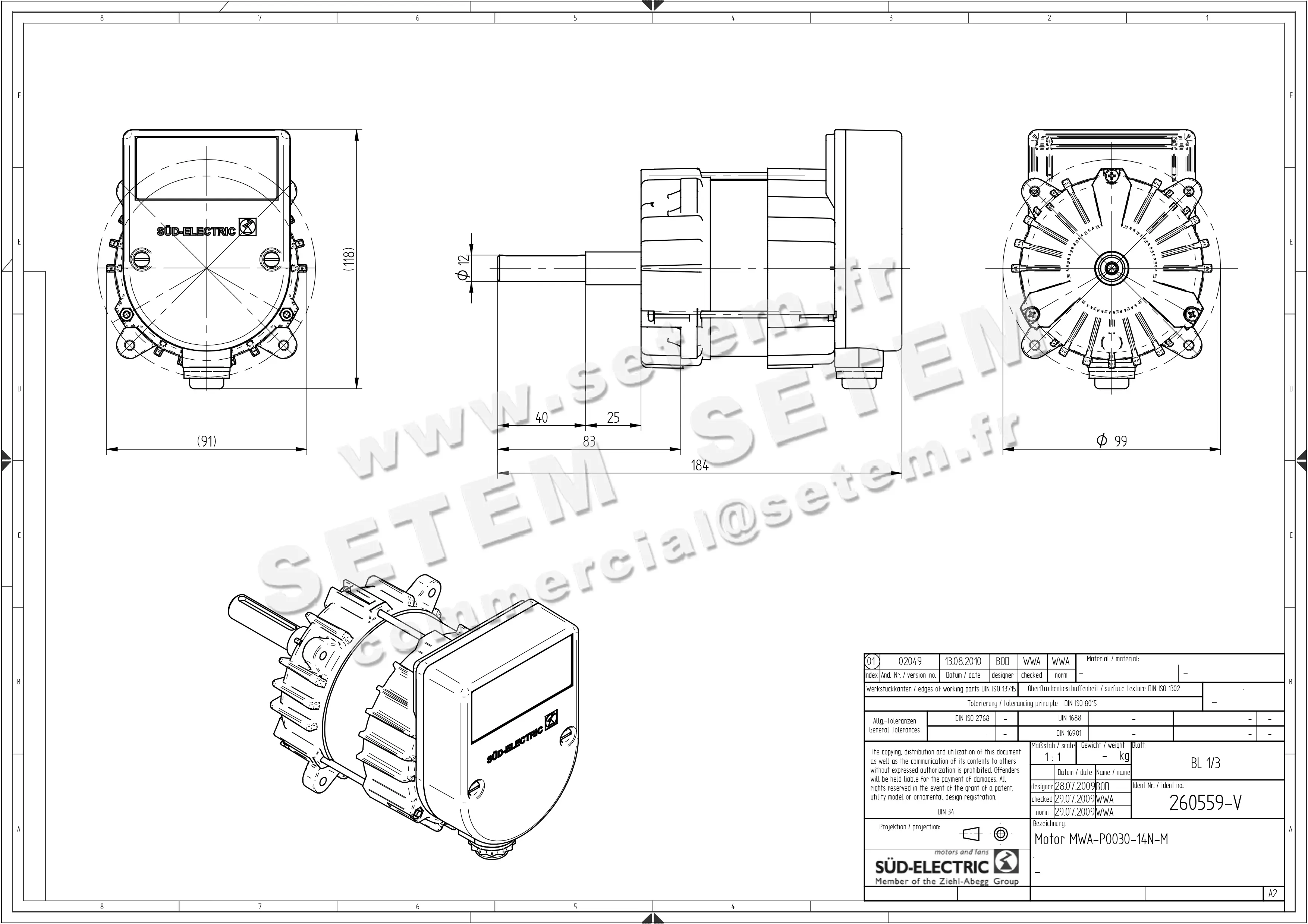 6111006008-MOTEUR SUDELECTRI MWA.P0030.14N.M *260559.V*
