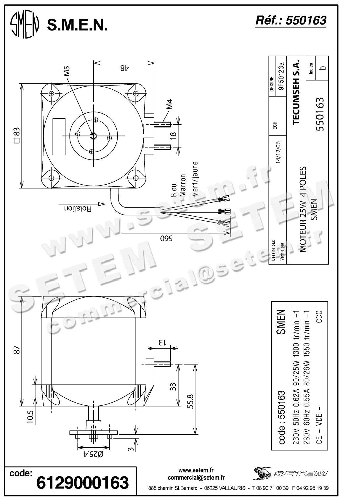 6129000163-MOTEUR SMEN 550163 2