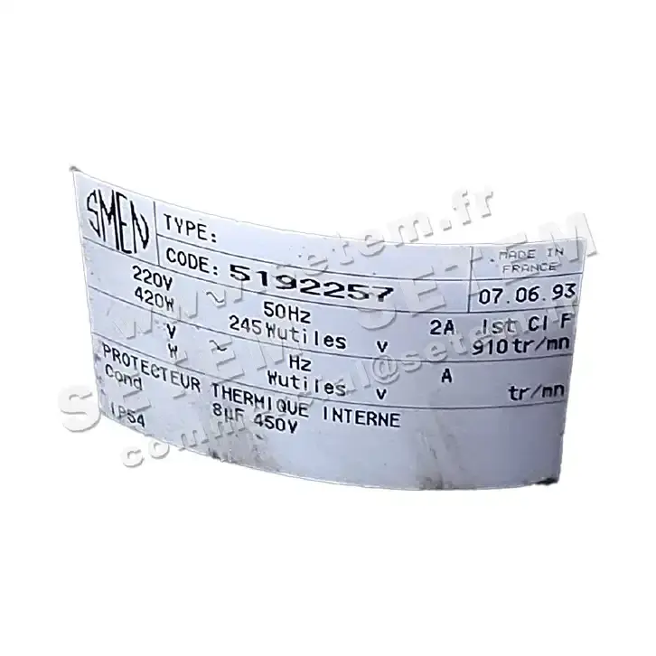 6129002257-MOTEUR SMEN 19GFF6031 *5192257*