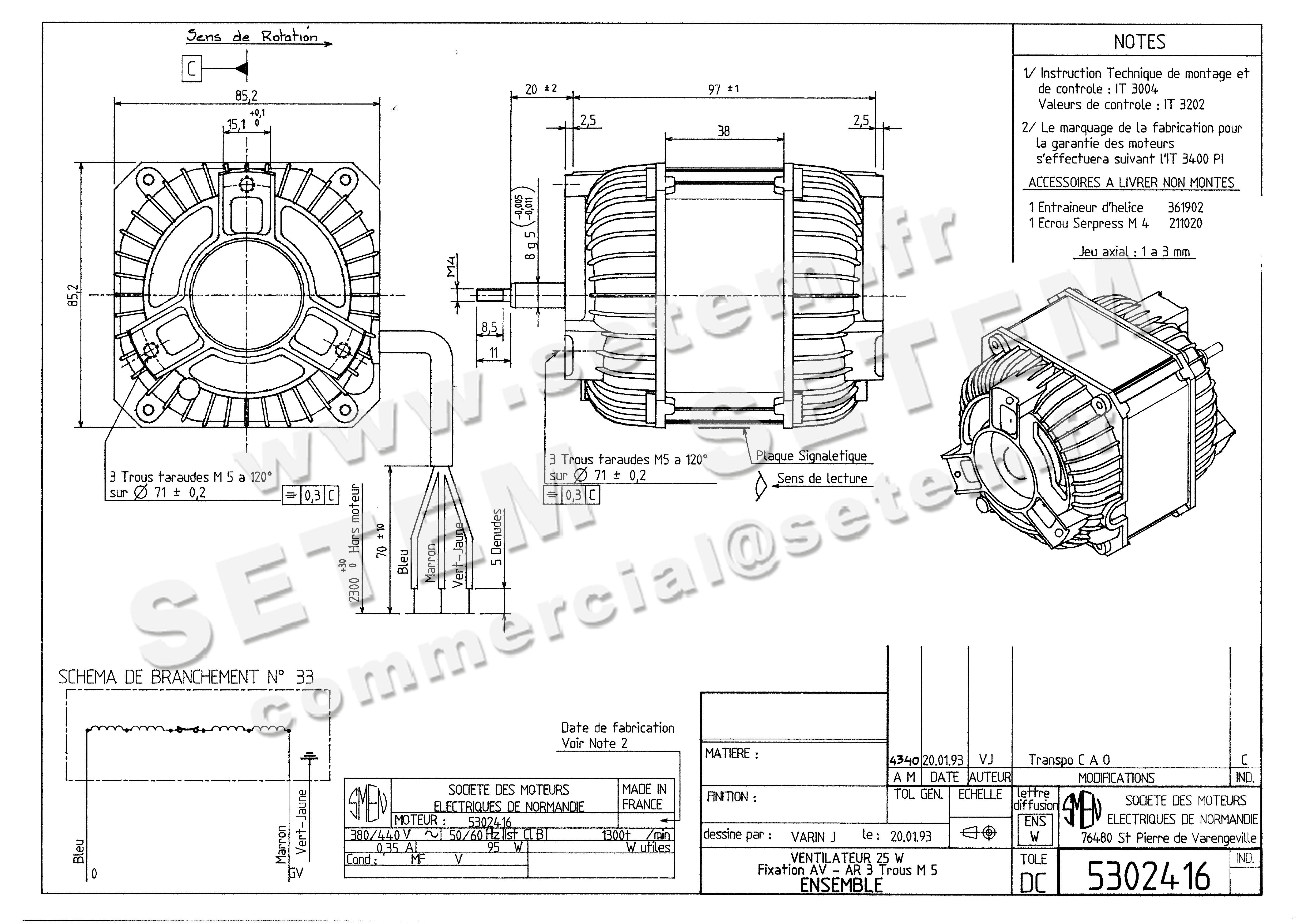 6129002416-MOTEUR SMEN *5302416*