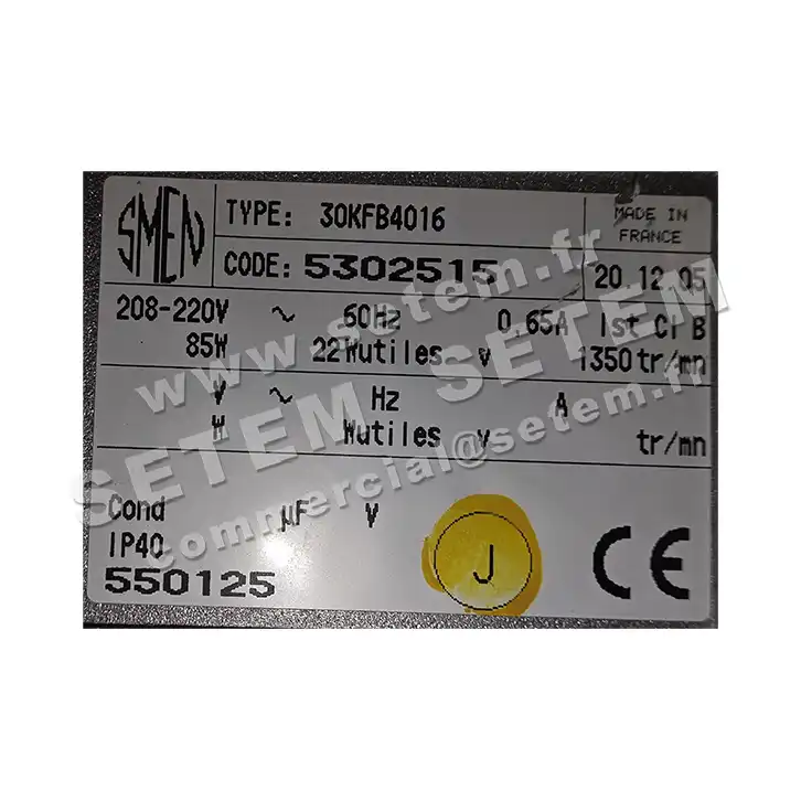6129002515-MOTEUR SMEN 30KFB4016 "550125" *5302515*