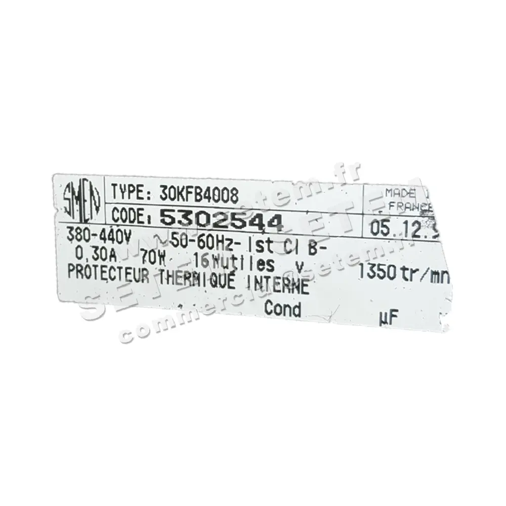 6129002544-MOTEUR SMEN 30KFB4008 *5302544*