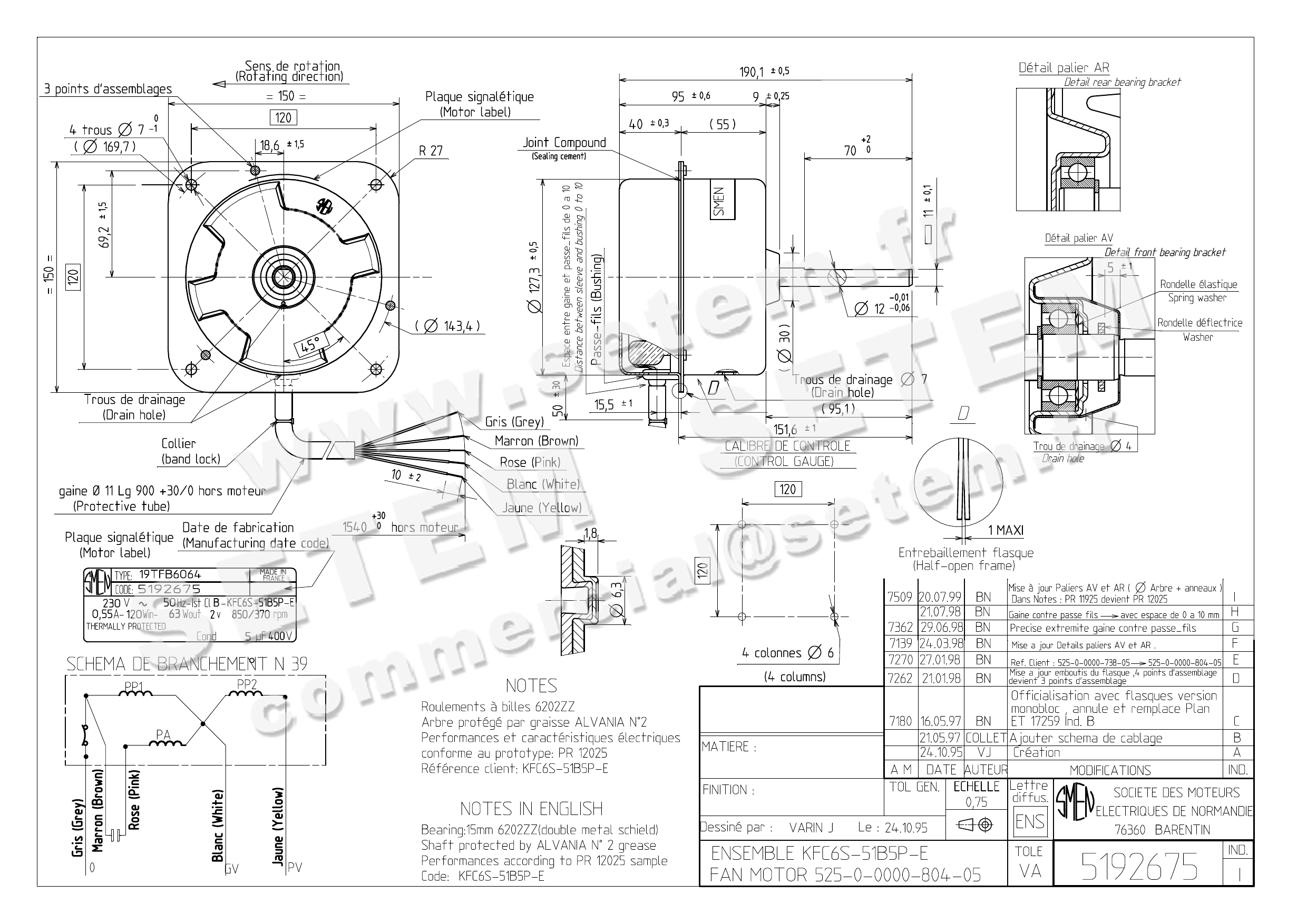 6129002675-MOTEUR SMEN 19TFB6064 *5192675*