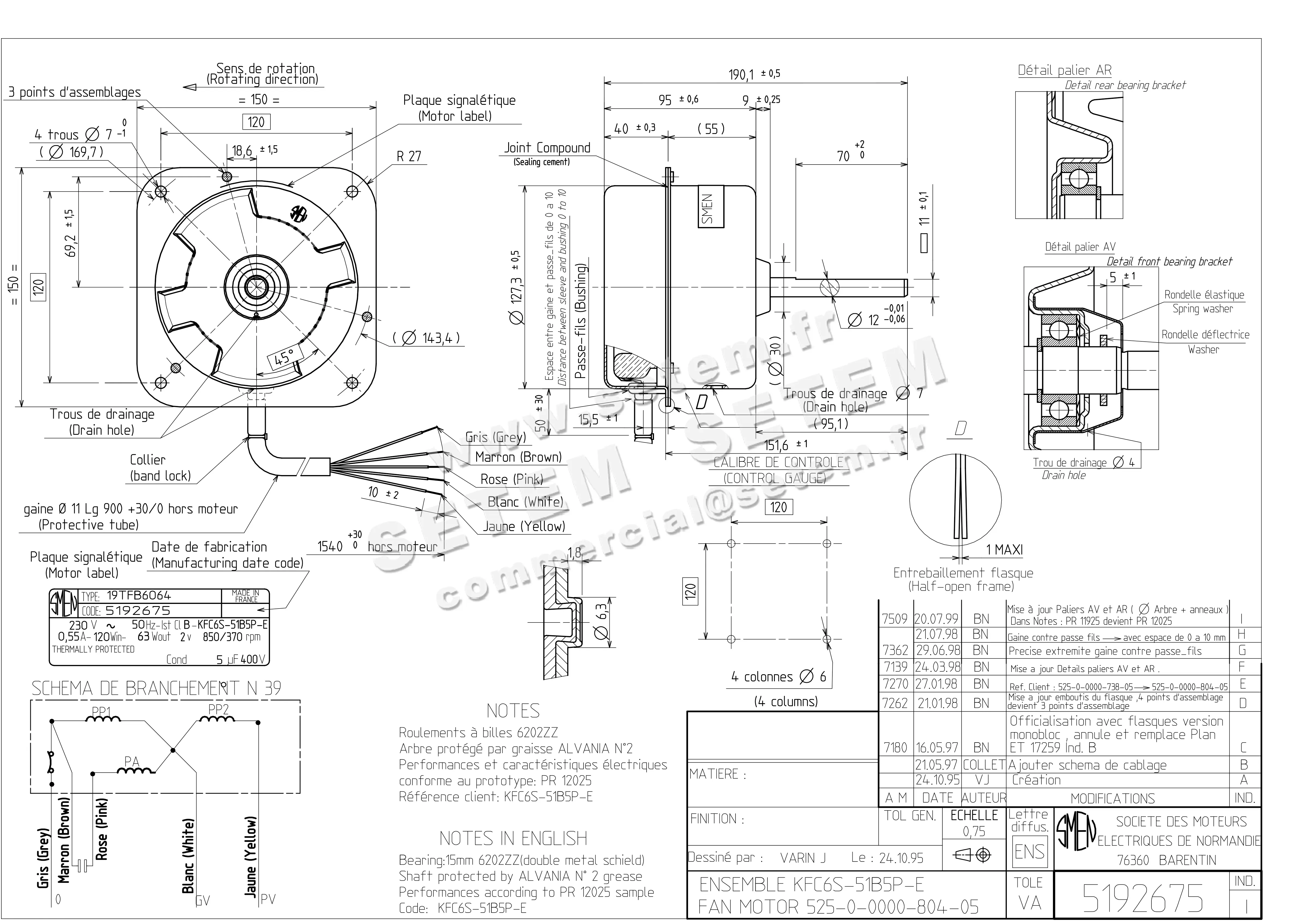 6129002675-MOTEUR SMEN 19TFB6064 *5192675*