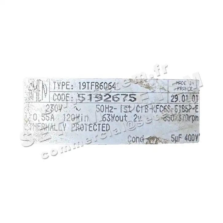 6129002675-MOTEUR SMEN 19TFB6064 *5192675* 2