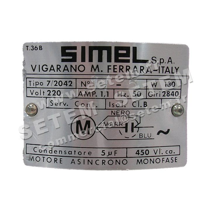 6132000469-MOTEUR SIMEL 7/2042 2
