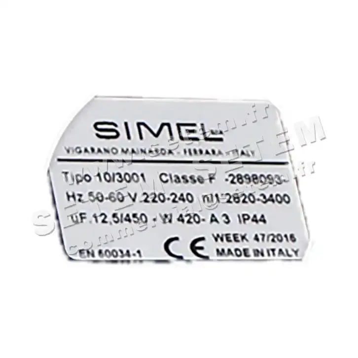 6132001017-MOTEUR SIMEL 10/3001 2