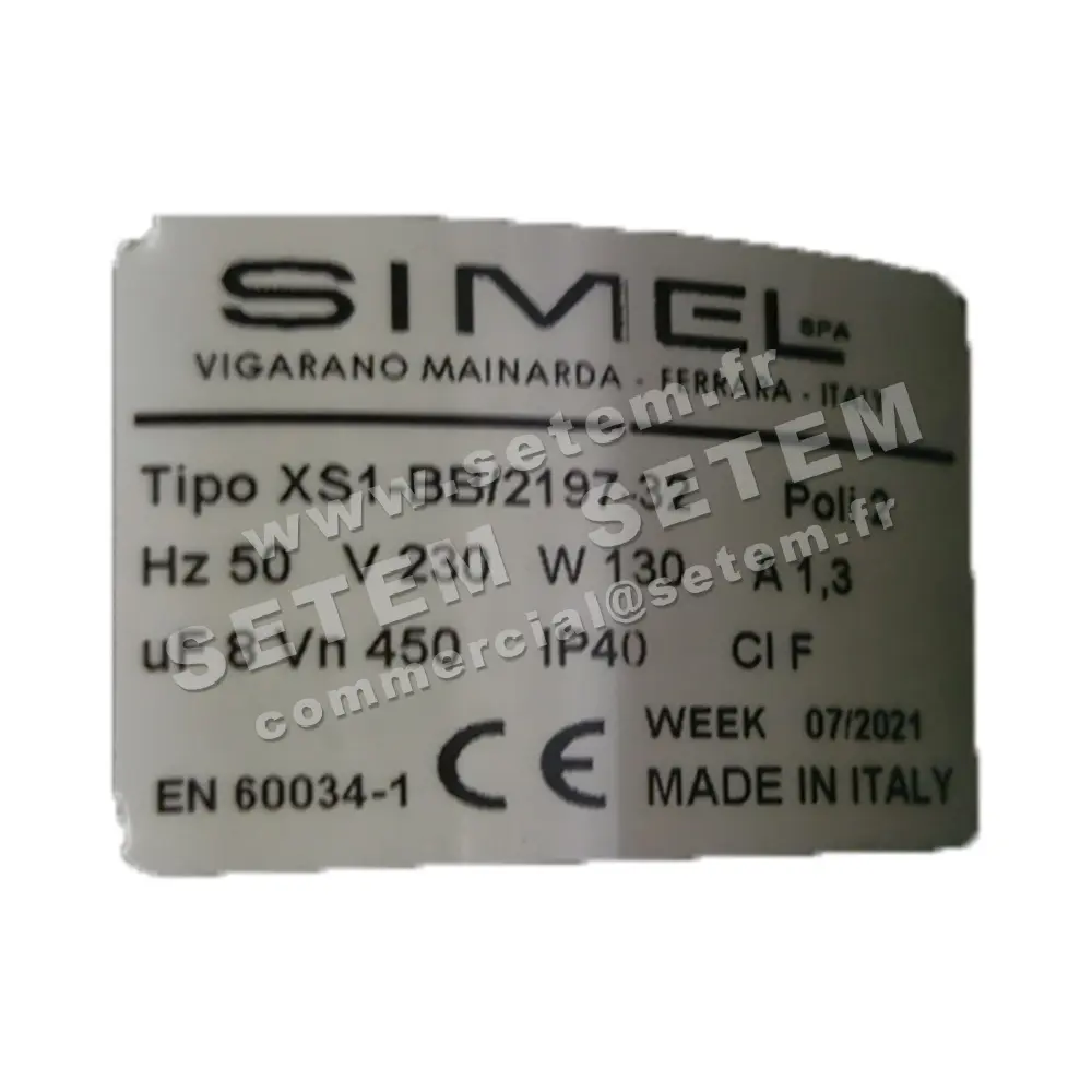 6132001080-MOTEUR SIMEL XS1.BB/2197.32