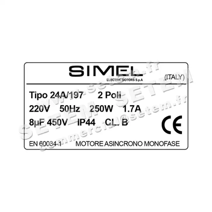 6132005695-MOTEUR SIMEL 24A/197 4