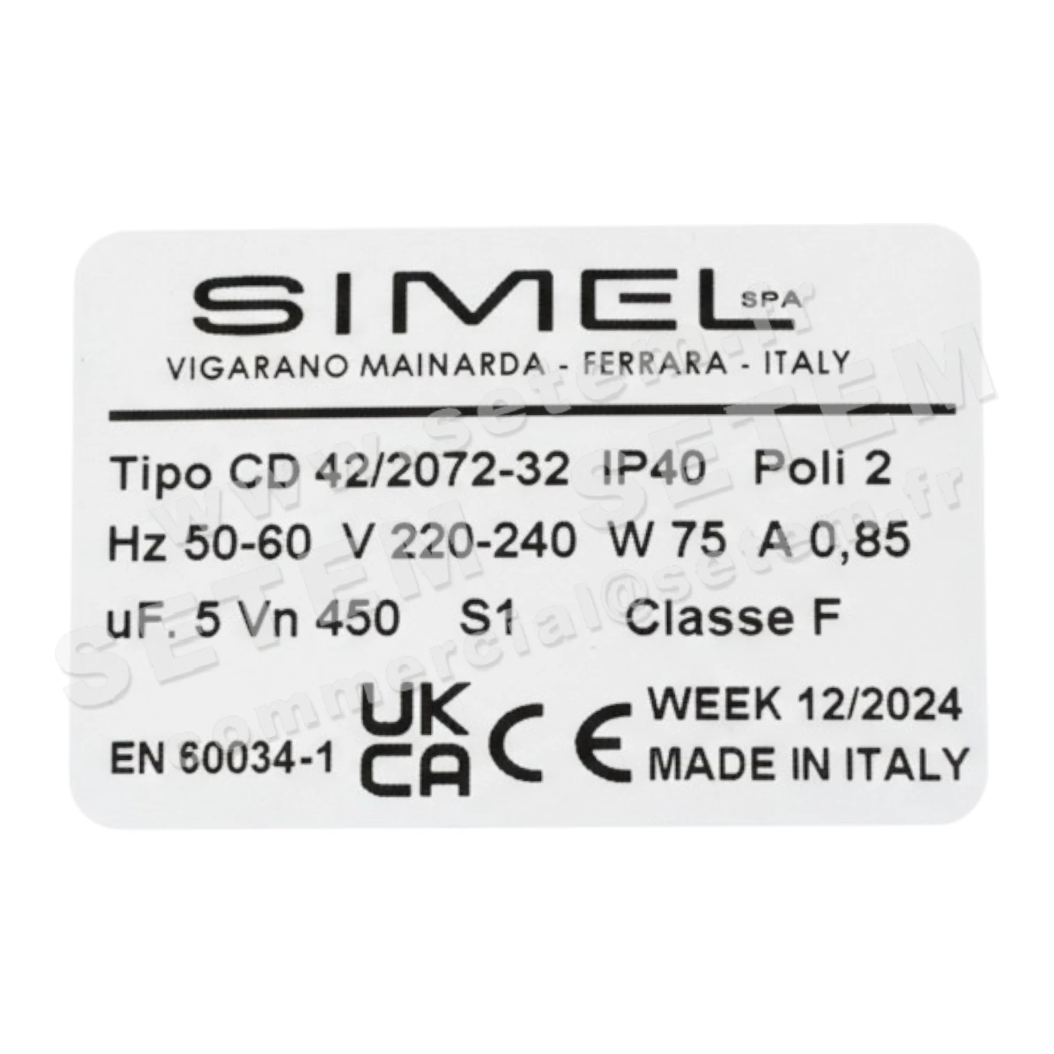 6132006274-MOTEUR SIMEL CD42/2072.32