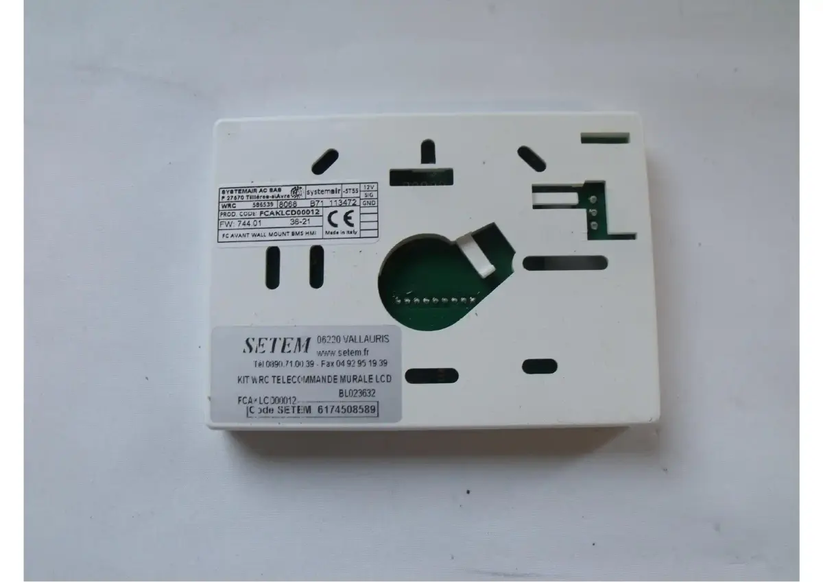6154508589-KIT WRC TELECOMMANDE MURALE LCD FCAKLCD00012 SYSTEMAIR 3
