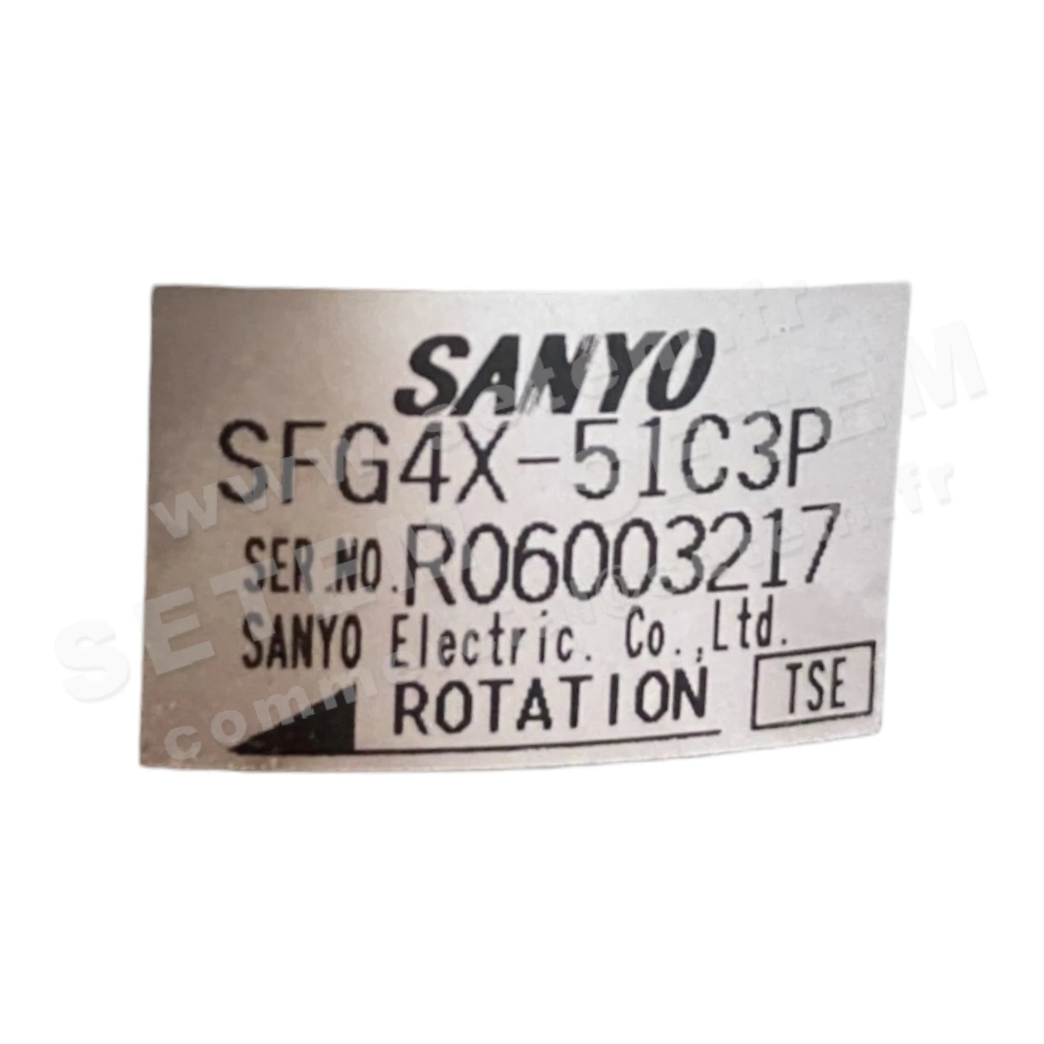 6161100020-MOTEUR SANYOELEC SFG4X.51C3P 2