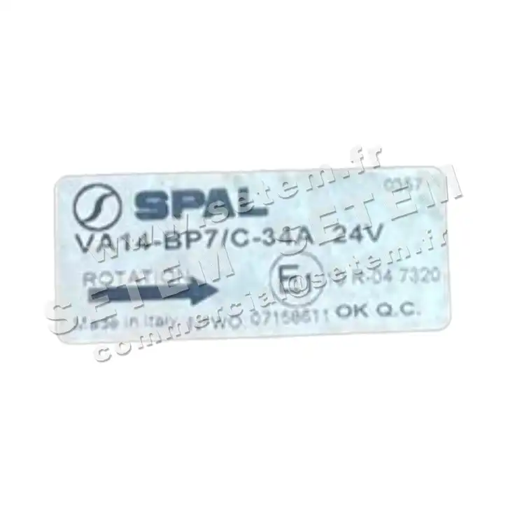 6169000021-VENTILATEUR SPAL VA14.BP7/C.34A