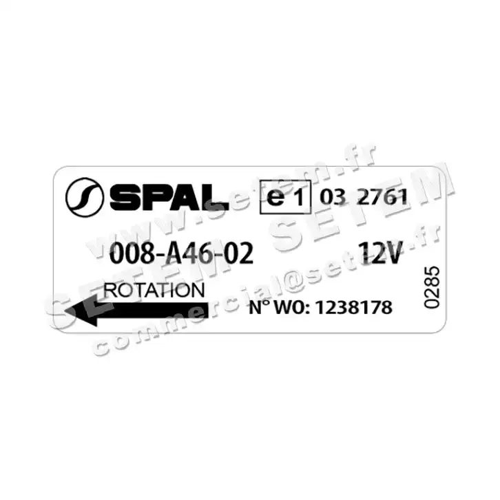 6169000228-VENTILATEUR SPAL 008.A46.02 6