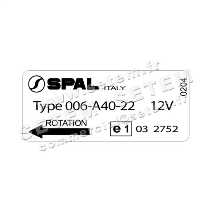 6169000242-VENTILATEUR SPAL 006.A40.22 4