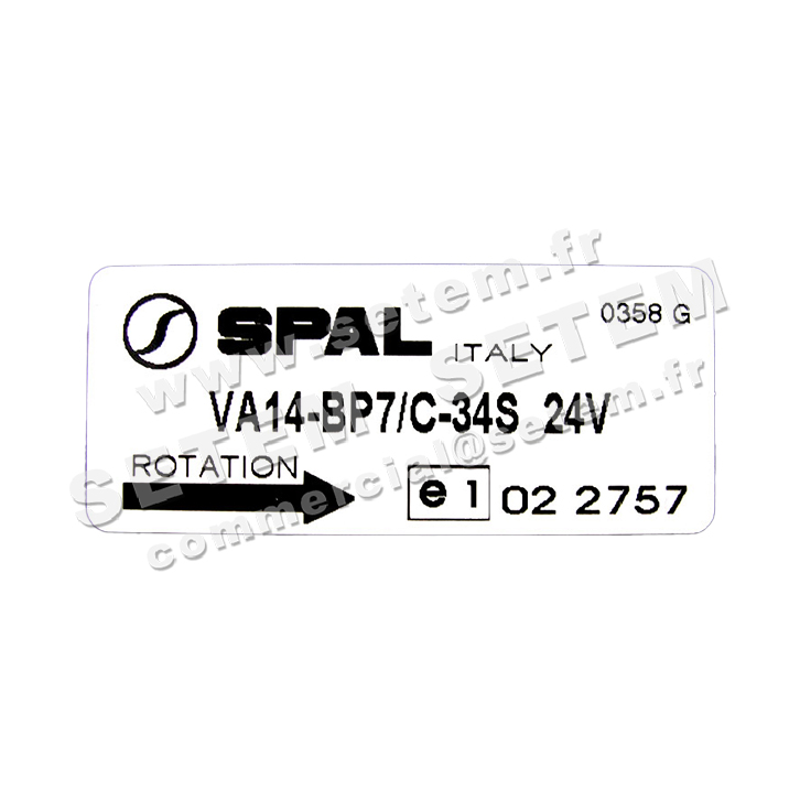 6169001112-VENTILATEUR SPAL VA14.BP7/C.34S 3