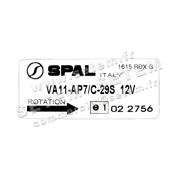 6169001132-VENTILATEUR SPAL VA11.AP7/C.29S 3