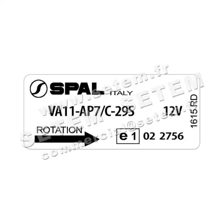 6169001132-VENTILATEUR SPAL VA11.AP7/C.29S 3