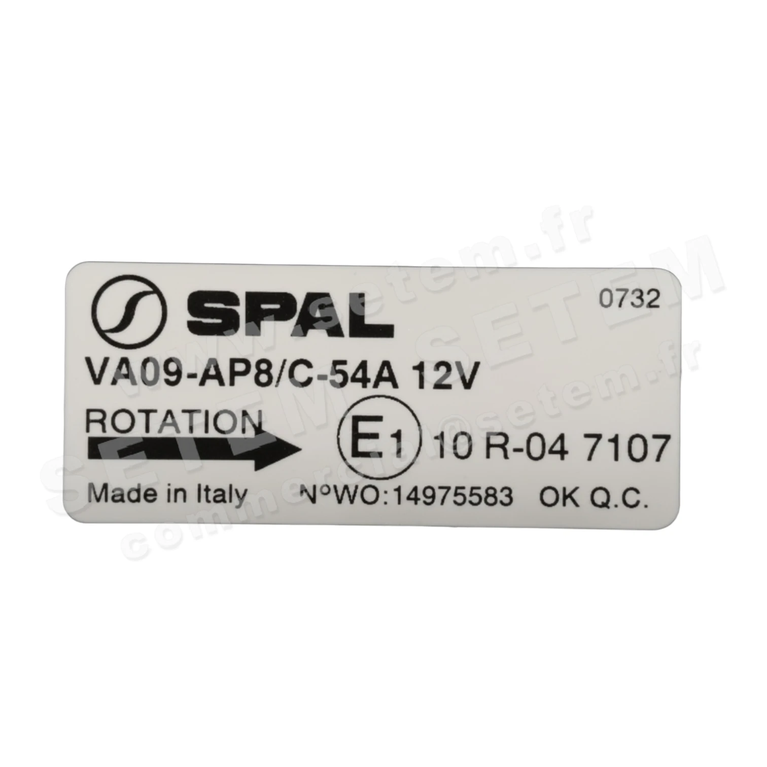 6169001153-VENTILATEUR SPAL VA09.AP12/C54A