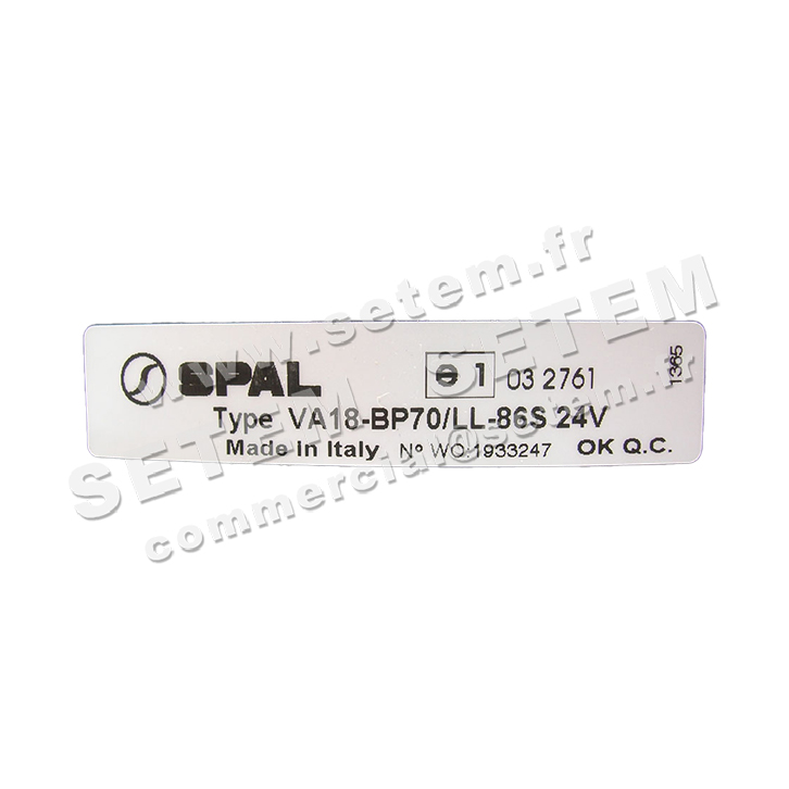 6169001205-VENTILATEUR SPAL VA18.BP70/LL.86S 4