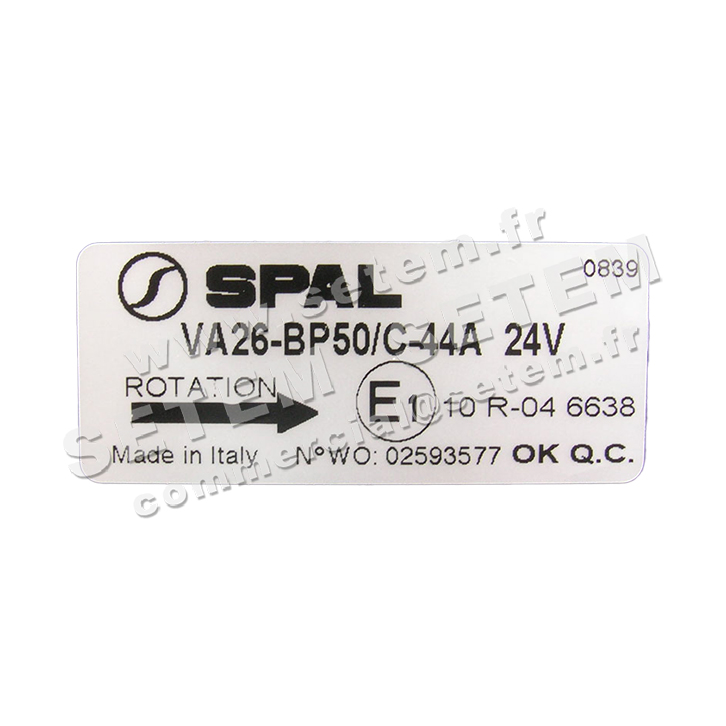 6169002012-VENTILATEUR SPAL VA26.BP50/C.44A 4