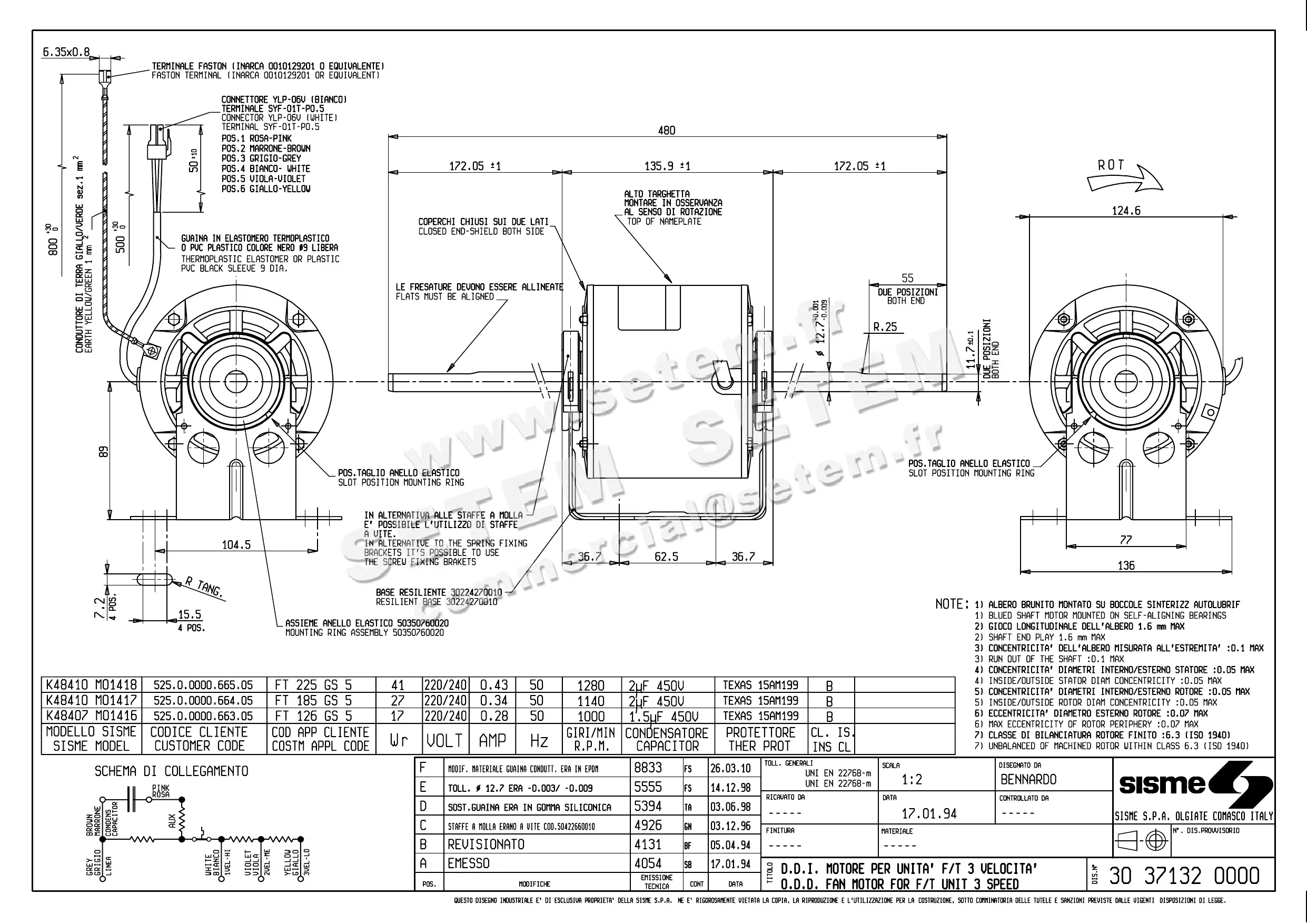 6185000026-MOTEUR SISME K48410MO1418