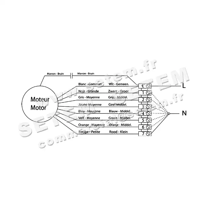 6185000852-MOTEUR SISME K48407MO1052