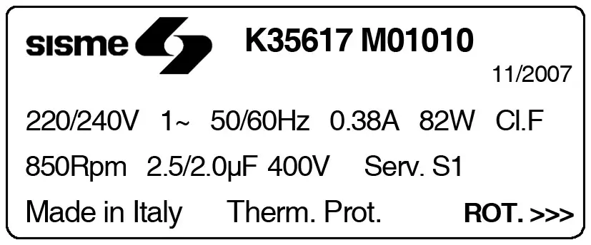 6185001010-MOTEUR SISME K35617MO1010 AVEC HELICE D360MM HELICE-GRILLE 2