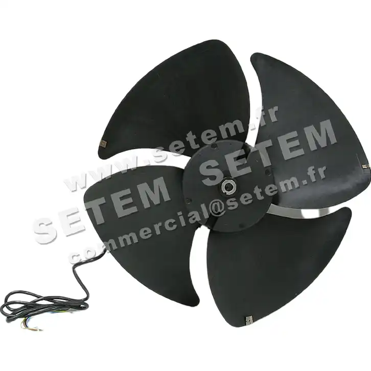 6185001166-MOTEUR SISME K48614M01166 AVEC HELICE D450MM GRILLE-HELICE