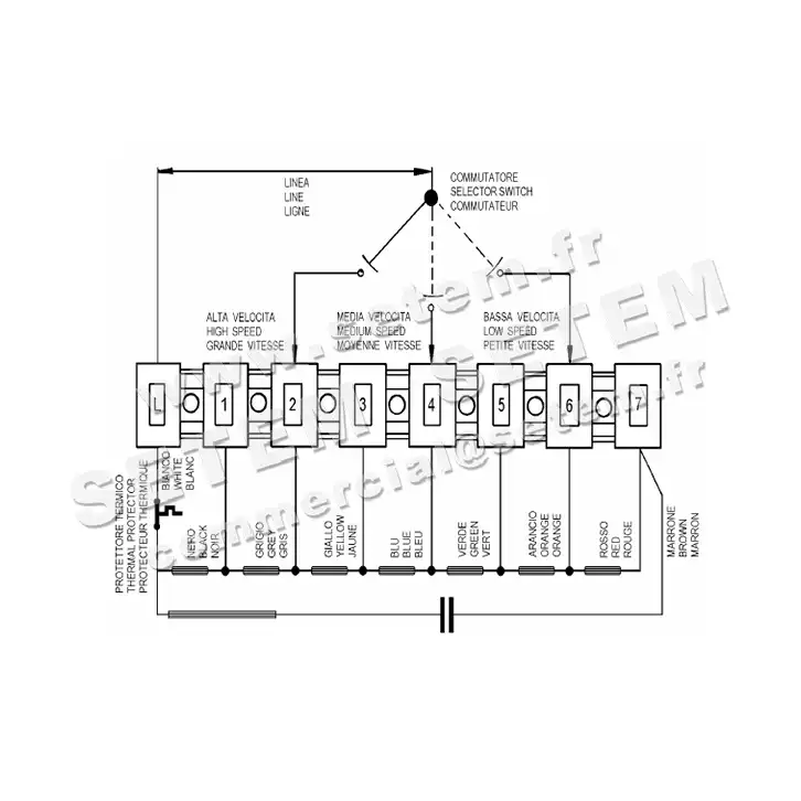6185001728-MOTEUR SISME K48410MO1728 3