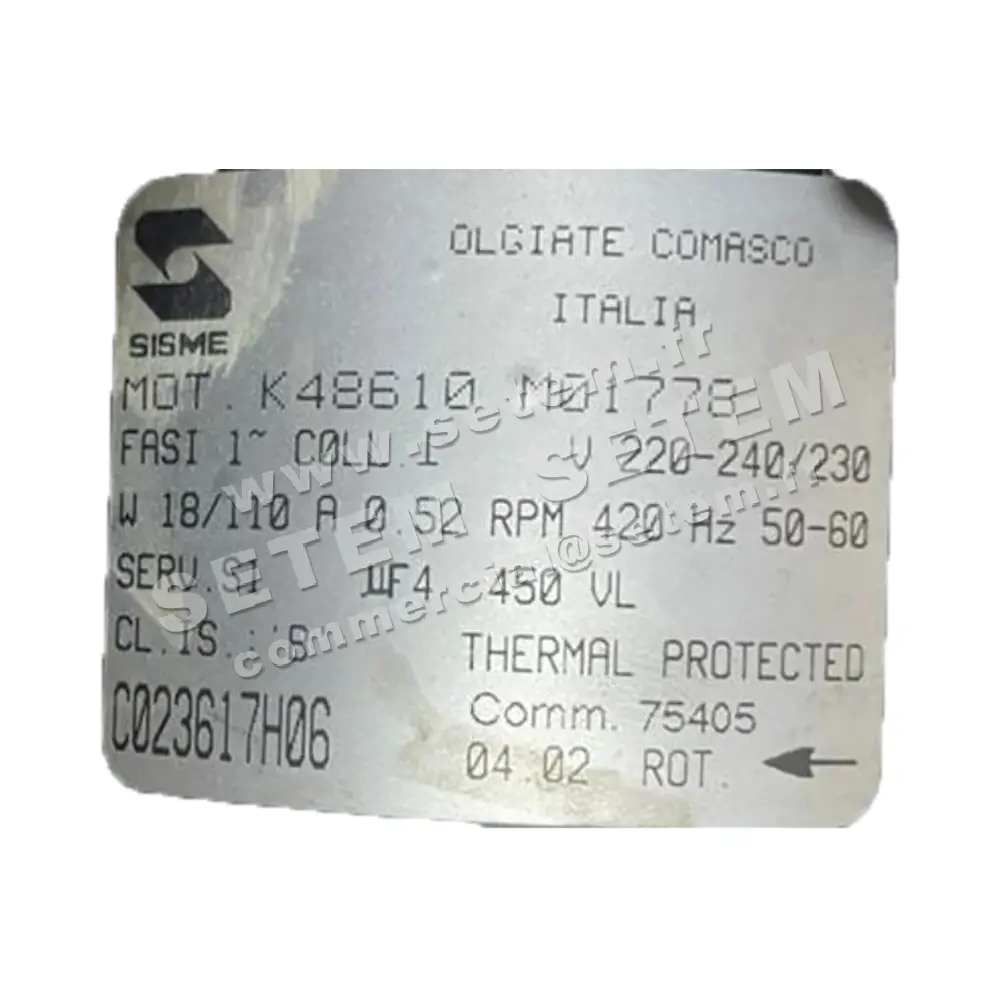 6185001778-MOTEUR SISME K48610M01778 "C023617H06"