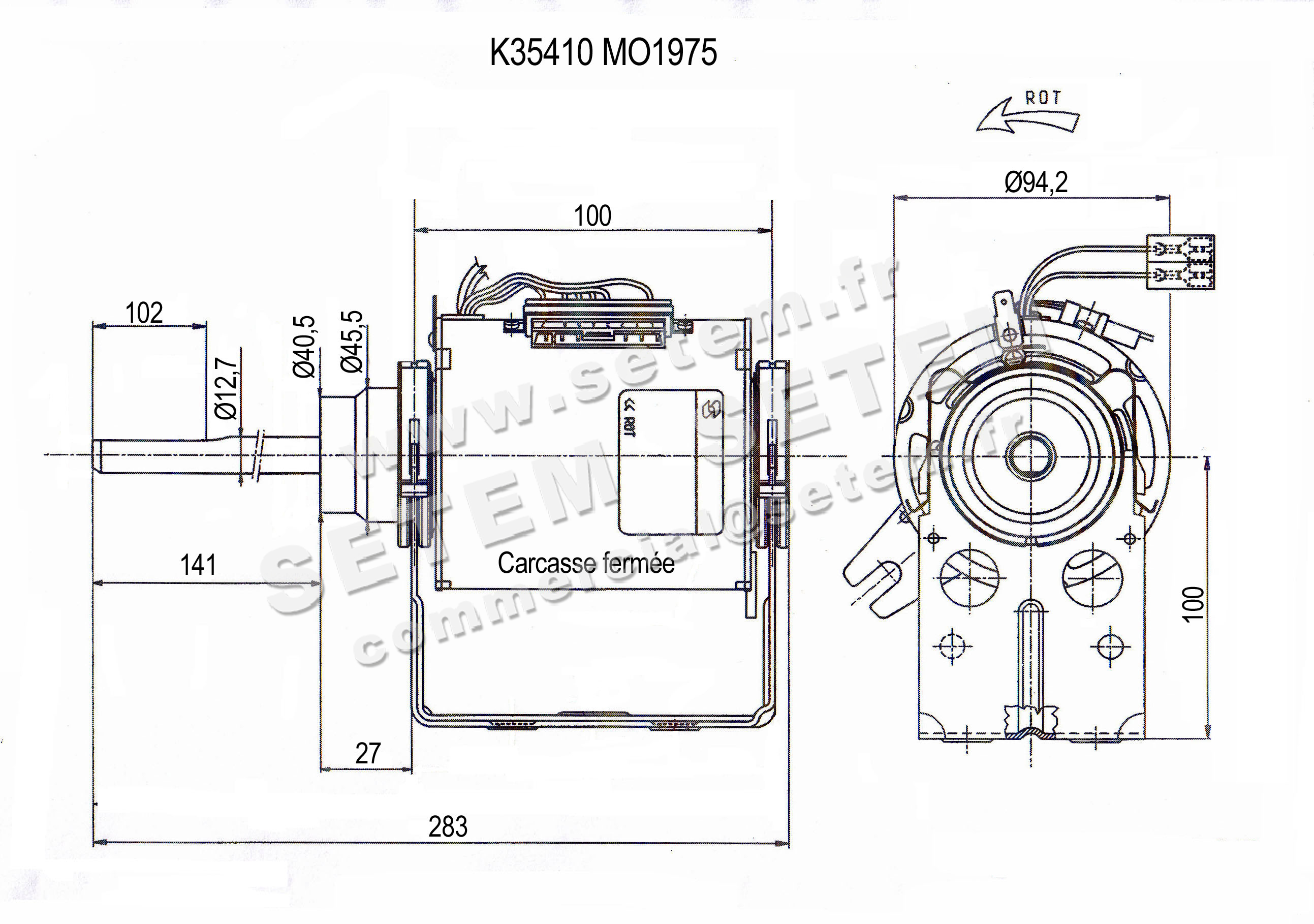6185001975-MOTEUR SISME K35410M01975 4