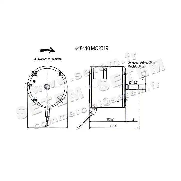 6185002019-MOTEUR SISME K48410M02019 "972277B" 4
