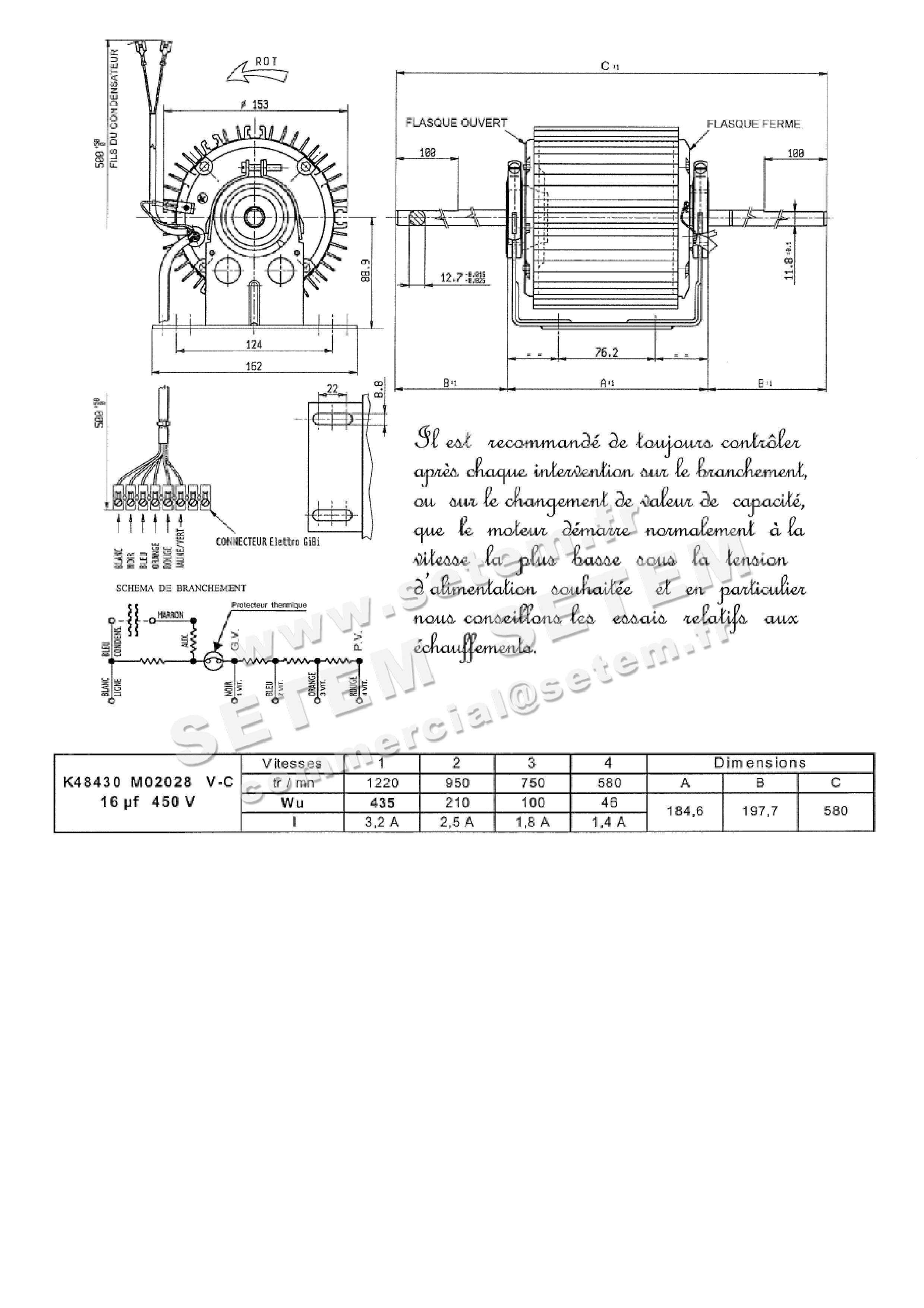 6185002028-MOTEUR SISME K48430MO2028
