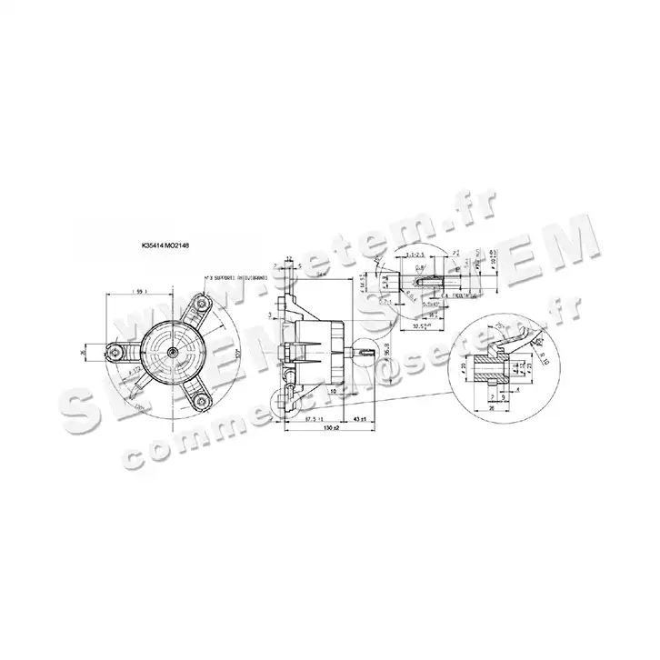 6185002148-MOTEUR SISME K35414MO2148 "7174351" 4