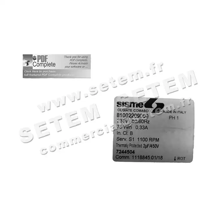 6185002209-MOTEUR SISME K35410MO2209 3