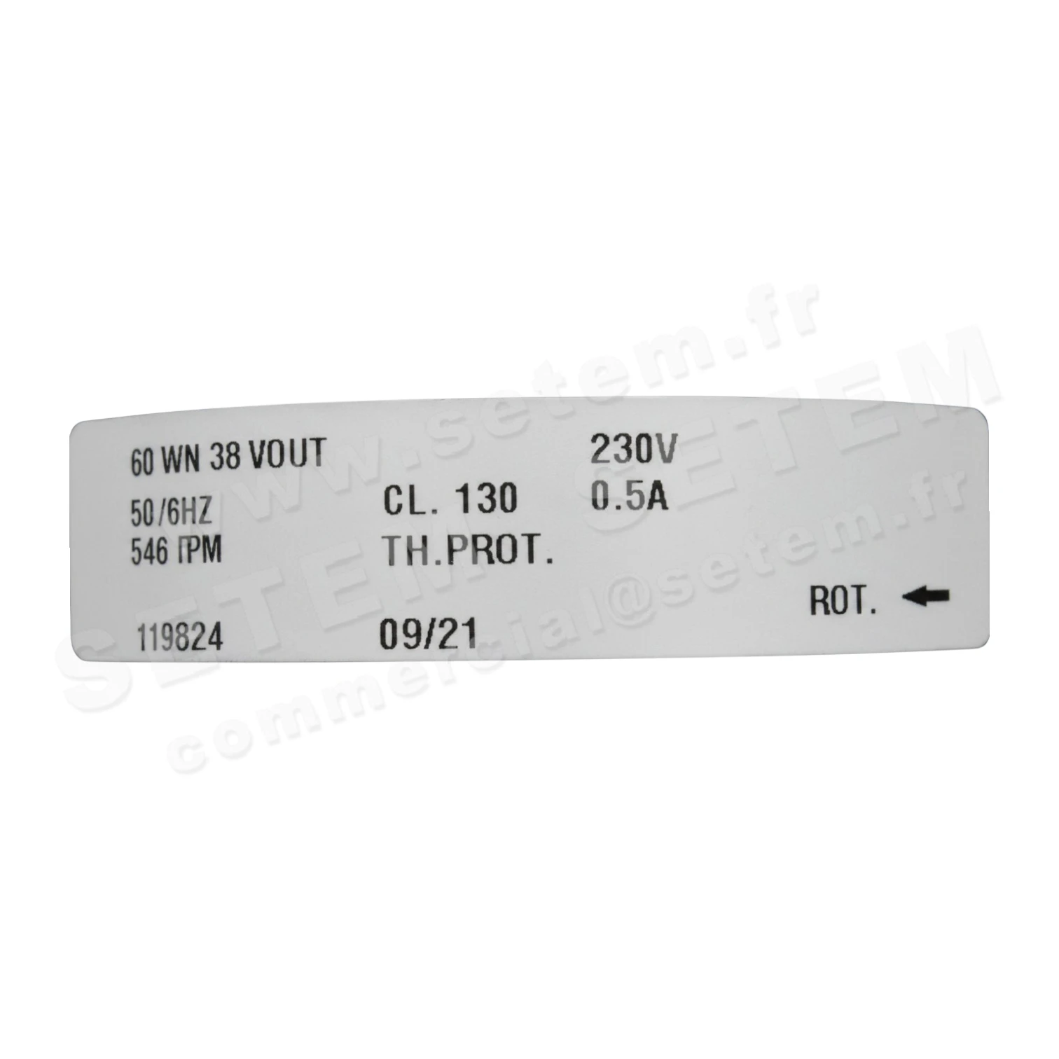 6185004321-MOTEUR SISME P35810P0145 "7447302" 5