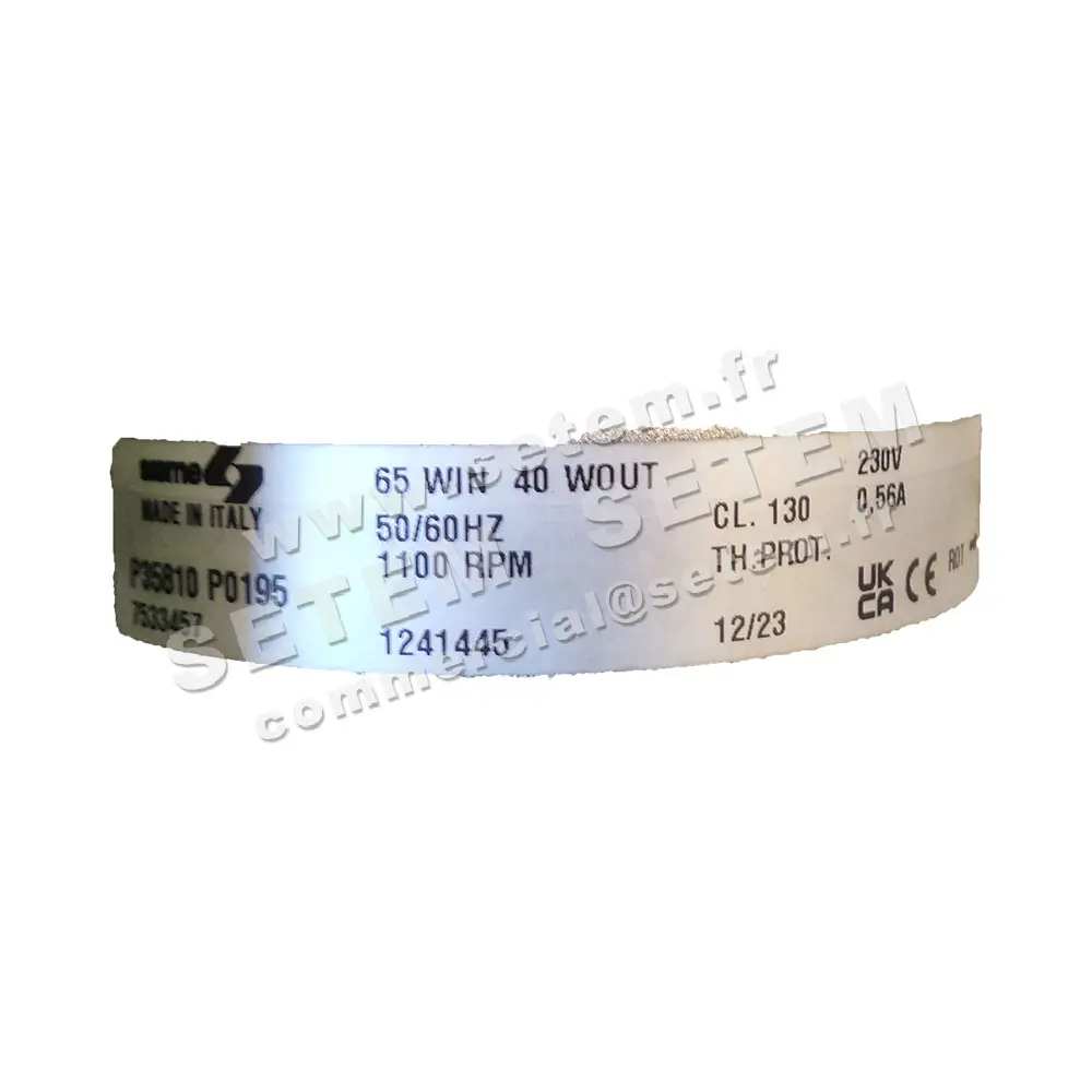 6185004785-MOTEUR SISME P35810 P0195 65 WIN 40 WOUT 230V 0.56A 50/60Hz 2
