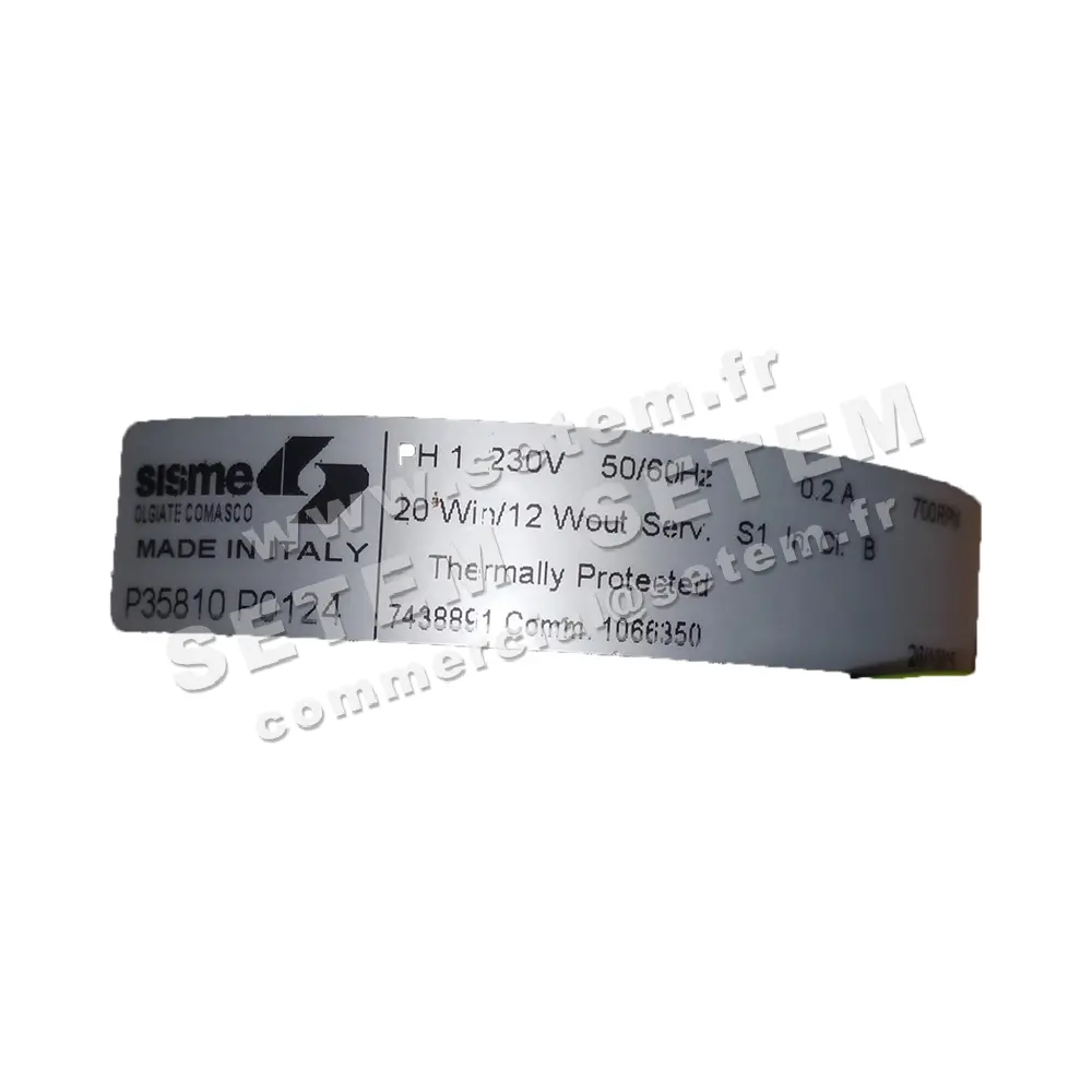 6185006118-MOTEUR SISME P35810P0124 "7438891"