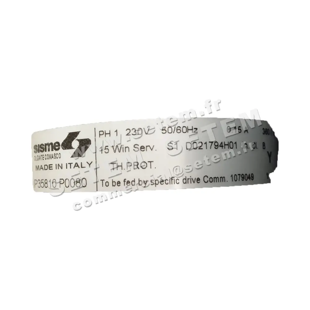 6185006257-MOTEUR SISME P35810P0080 "D021794H01" 2