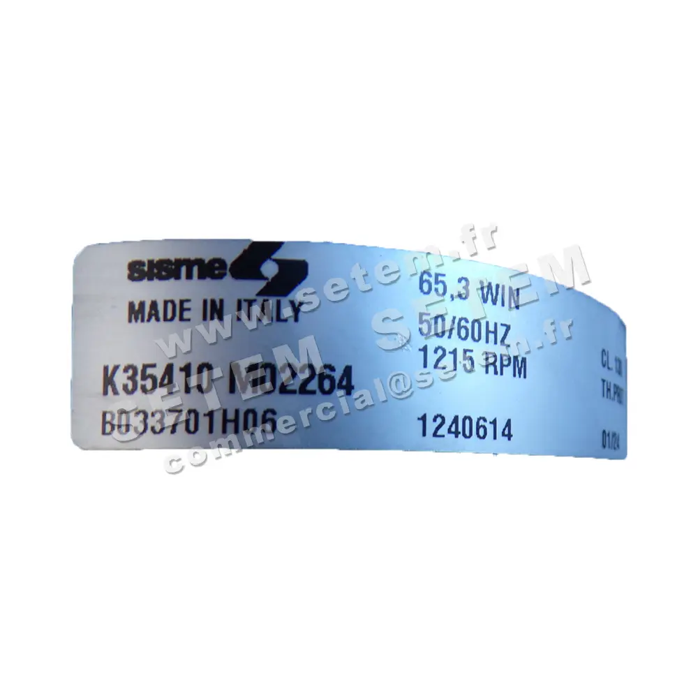 6185006396-MOTEUR SISME K35410M02264 "B033701H06" 2