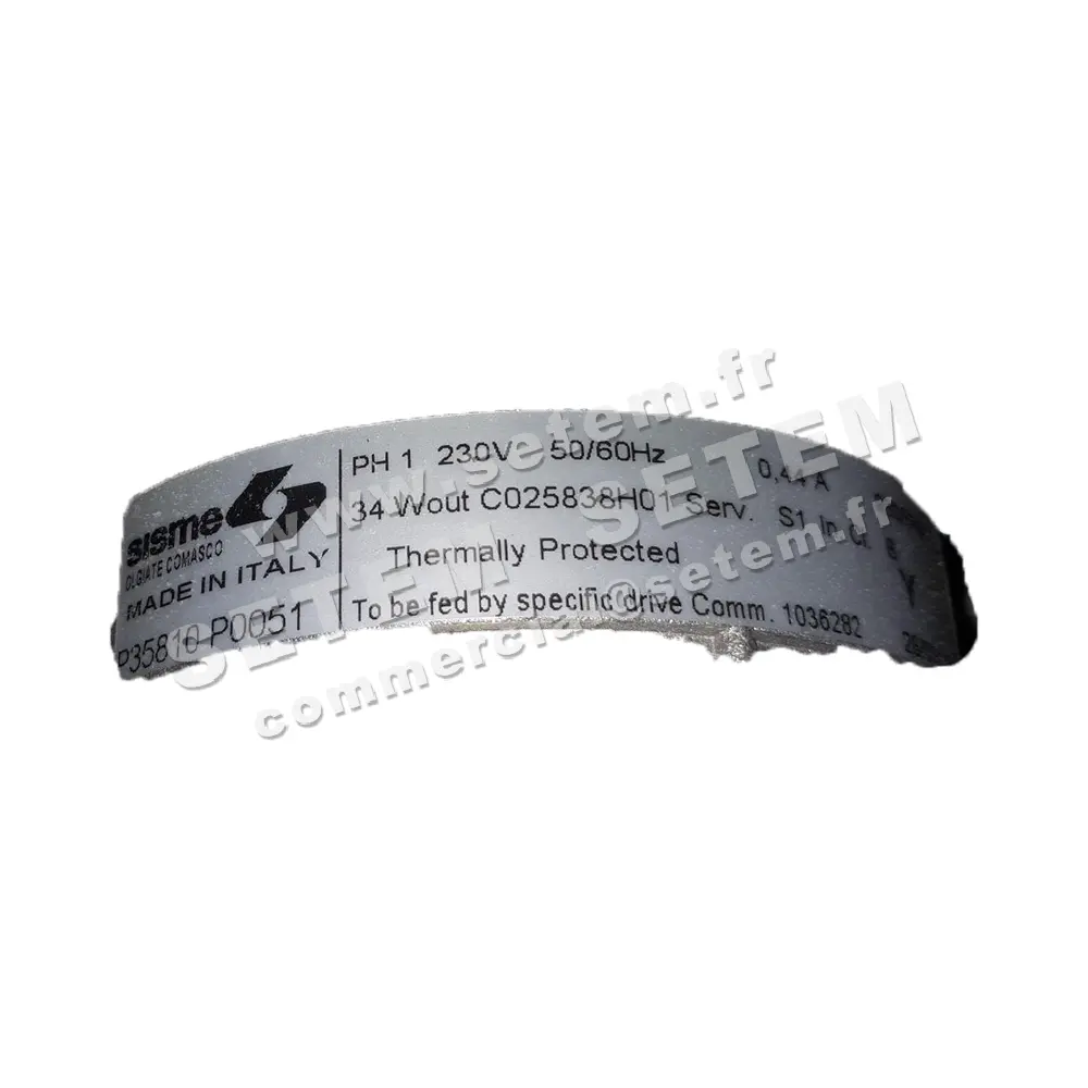 6185007458-MOTEUR SISME P35810P0051 "C025838H01"